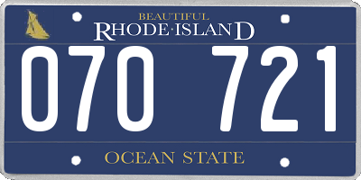 RI license plate 070721