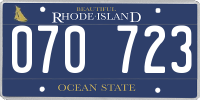 RI license plate 070723
