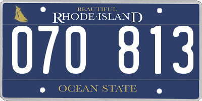 RI license plate 070813