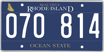 RI license plate 070814