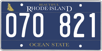 RI license plate 070821