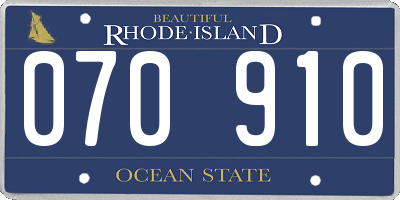 RI license plate 070910