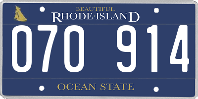 RI license plate 070914
