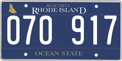 RI license plate 070917