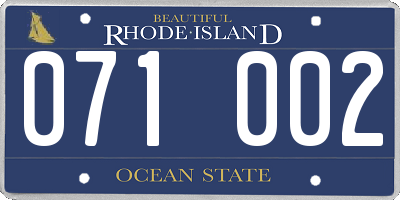 RI license plate 071002