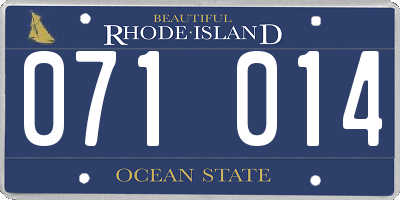 RI license plate 071014