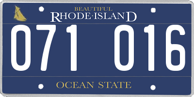 RI license plate 071016