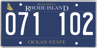 RI license plate 071102