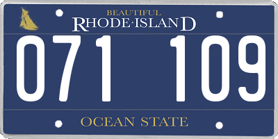 RI license plate 071109