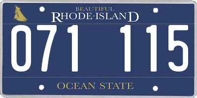RI license plate 071115