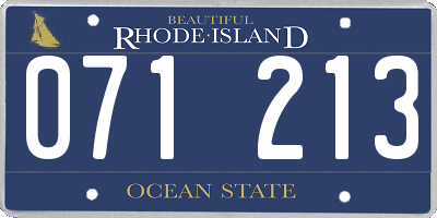 RI license plate 071213