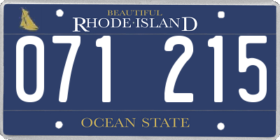 RI license plate 071215