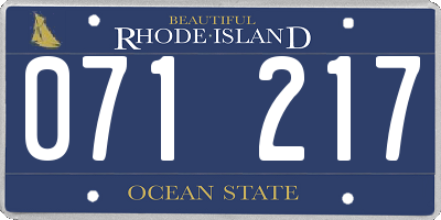 RI license plate 071217