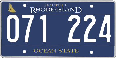 RI license plate 071224