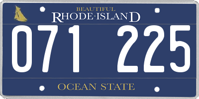 RI license plate 071225