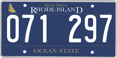RI license plate 071297