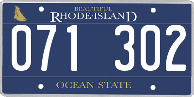 RI license plate 071302