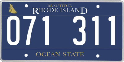 RI license plate 071311