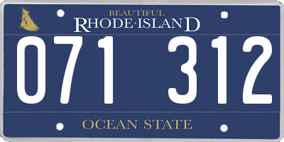 RI license plate 071312