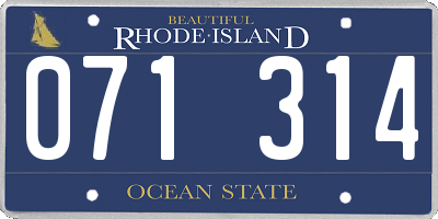 RI license plate 071314