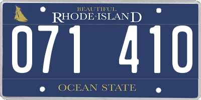RI license plate 071410