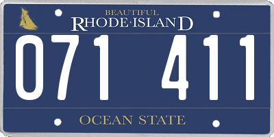 RI license plate 071411