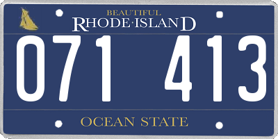 RI license plate 071413