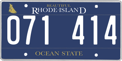 RI license plate 071414