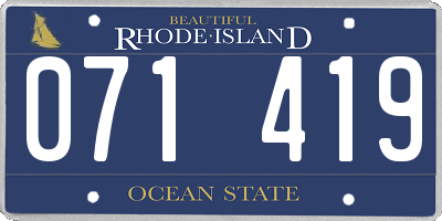 RI license plate 071419