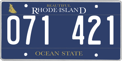 RI license plate 071421