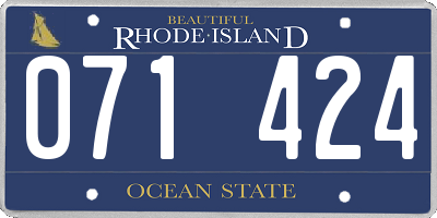 RI license plate 071424