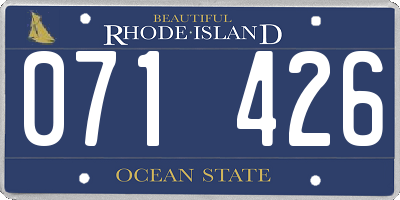 RI license plate 071426
