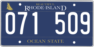 RI license plate 071509