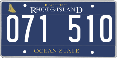 RI license plate 071510