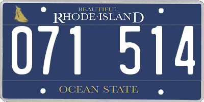RI license plate 071514
