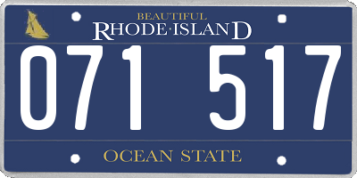 RI license plate 071517