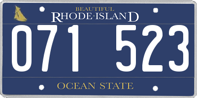 RI license plate 071523
