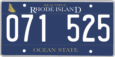 RI license plate 071525