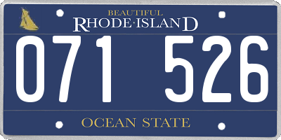 RI license plate 071526