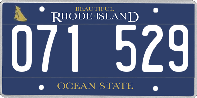 RI license plate 071529