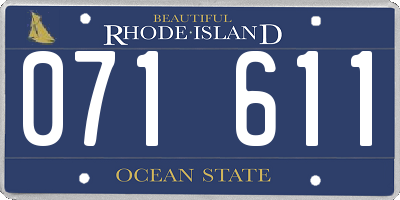 RI license plate 071611