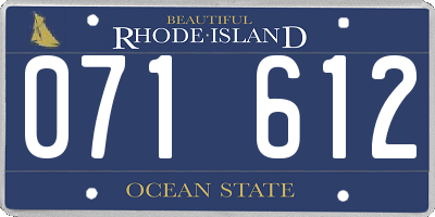 RI license plate 071612