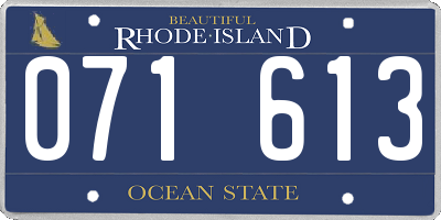 RI license plate 071613
