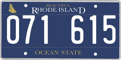 RI license plate 071615
