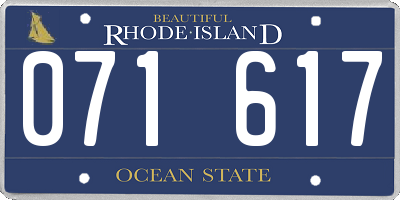 RI license plate 071617