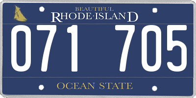 RI license plate 071705