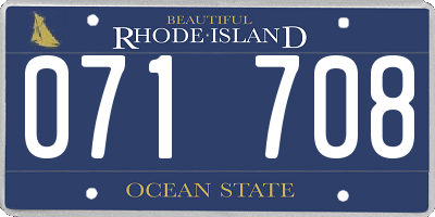 RI license plate 071708