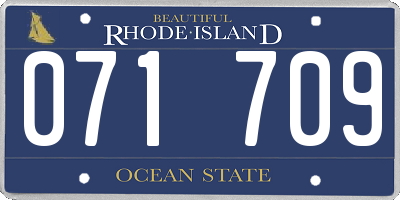 RI license plate 071709