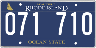 RI license plate 071710