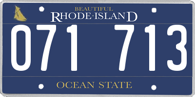 RI license plate 071713